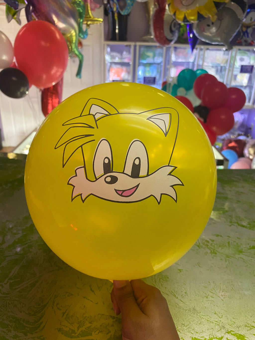 Pack of 5 - Sonic The Hedgehog Characters 12 Inch Latex Balloon