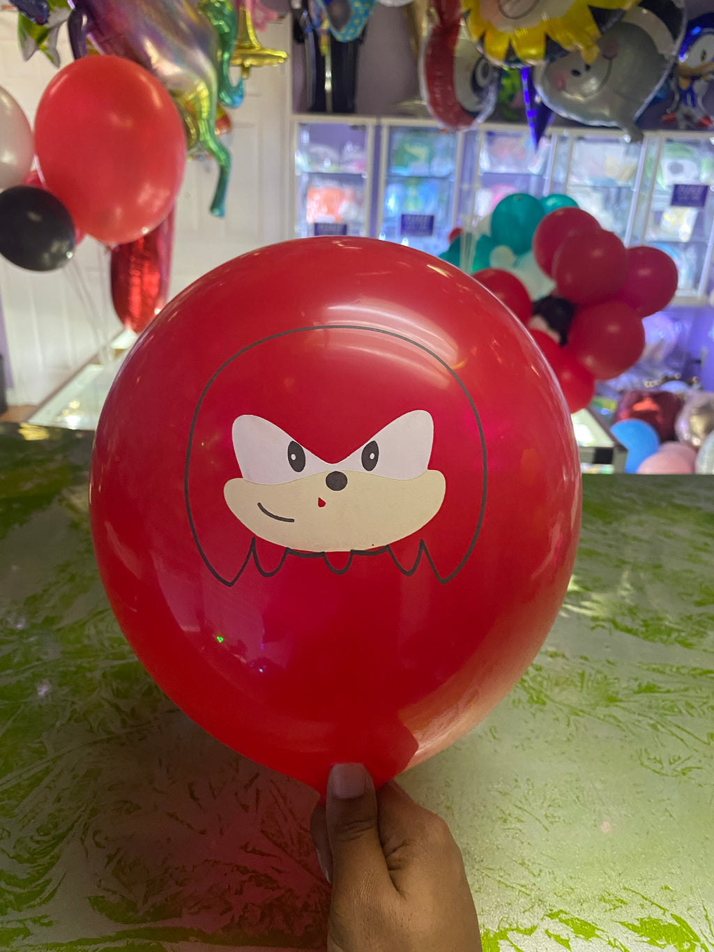 Pack of 5 - Sonic The Hedgehog Characters 12 Inch Latex Balloon