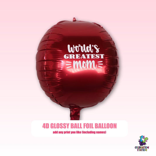 Custom Printed 22 Inch Ball Foil Balloon