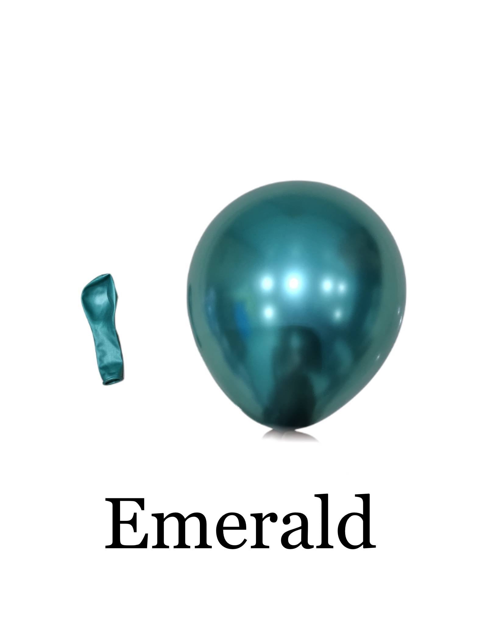 Pack of 10 - Chrome 10 Inch Latex Balloon