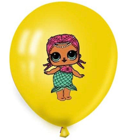 Pack of 5 - LOL Dolls 12 Inch Latex Balloons
