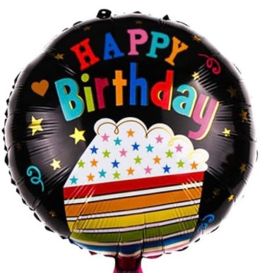 Happy Birthday 18 Inch Foil Balloon Helium Bouquet