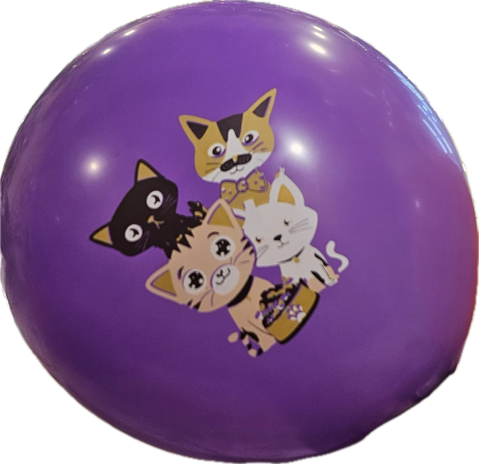 Cat themed 12 Inch Latex Balloon