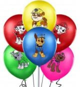 Pack of 5 - Paw Patrol 12 Inch Latex Balloon