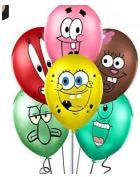 Pack of 5 - Spongebob Squarepants Characters 12 Inch Latex Balloon