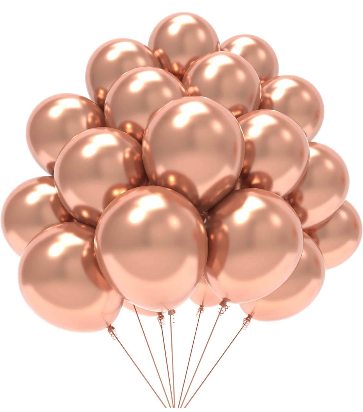 Pack of 10 - Chrome 12 Inch Latex Balloon