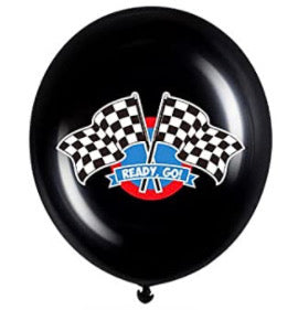 Pack of 5 - Racing Cars 12 Inch Latex