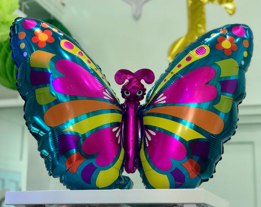 Colourful Butterfly Foil Balloon