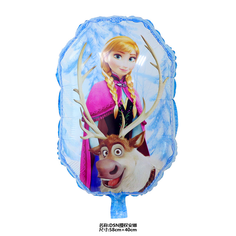 Frozen Anna and Sven Foil Balloon