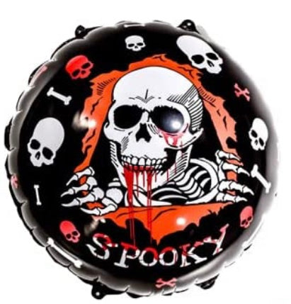 Halloween Spooky 18 Inch Round Foil Balloon