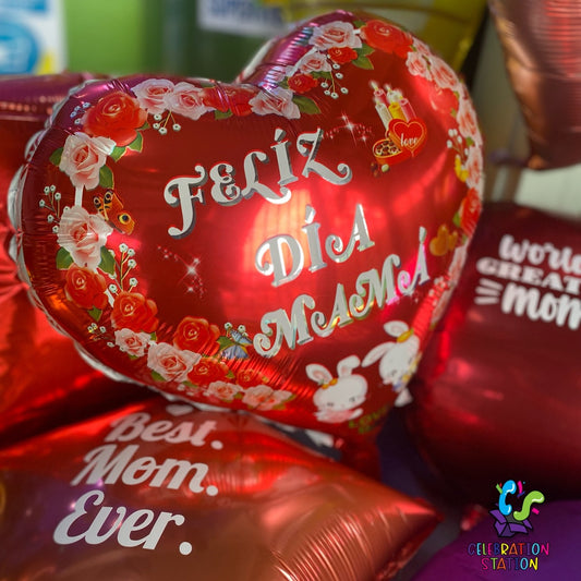 Feliz Día Mamá Foil Balloon