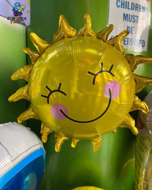 Smiling Sun Foil Balloon