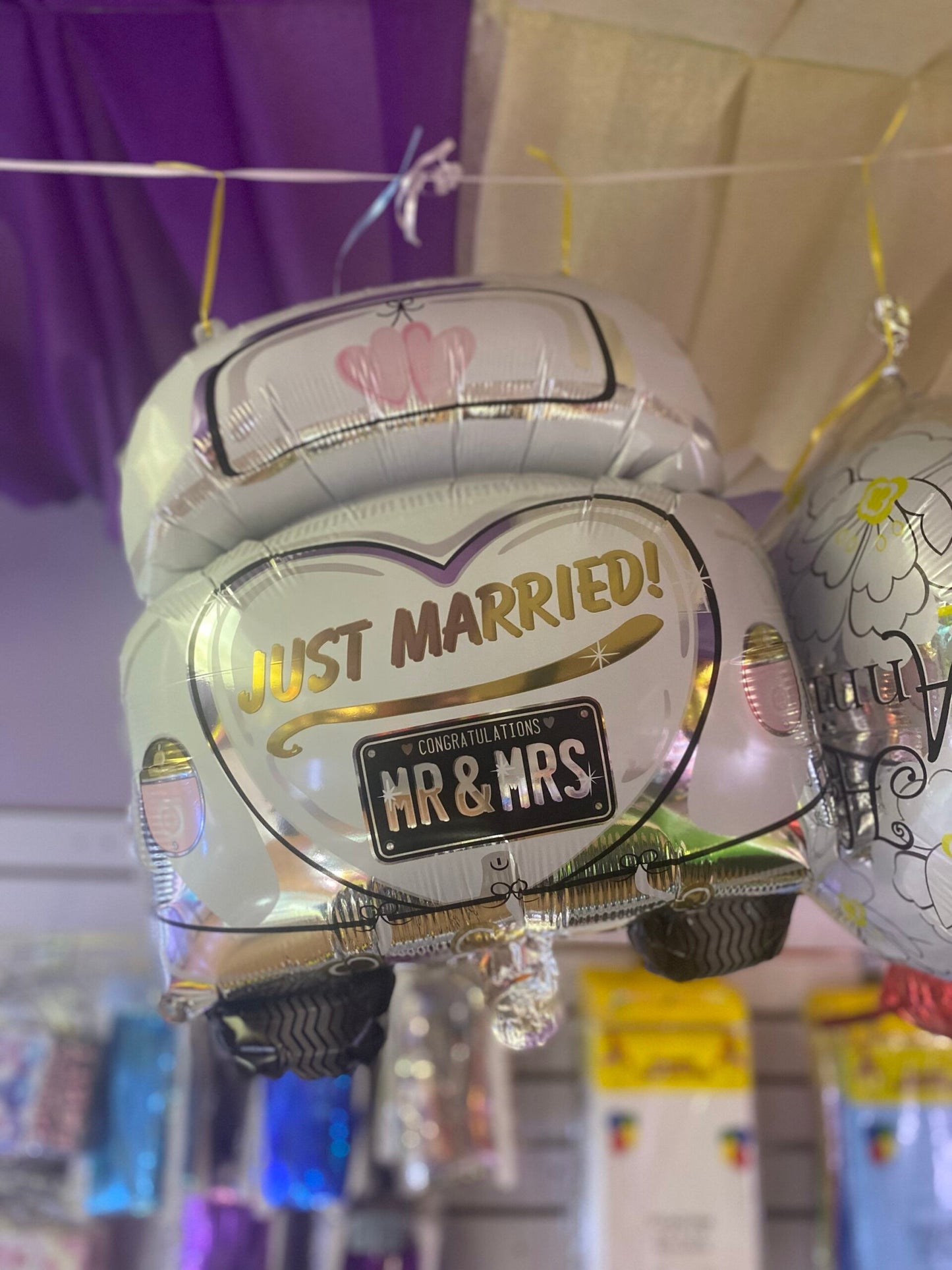 Wedding Car Foil Balloon