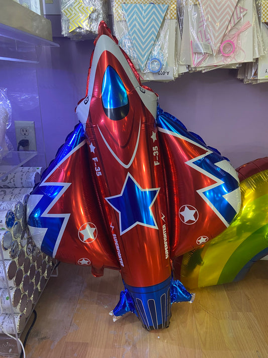 Jet Plane Foil Balloon