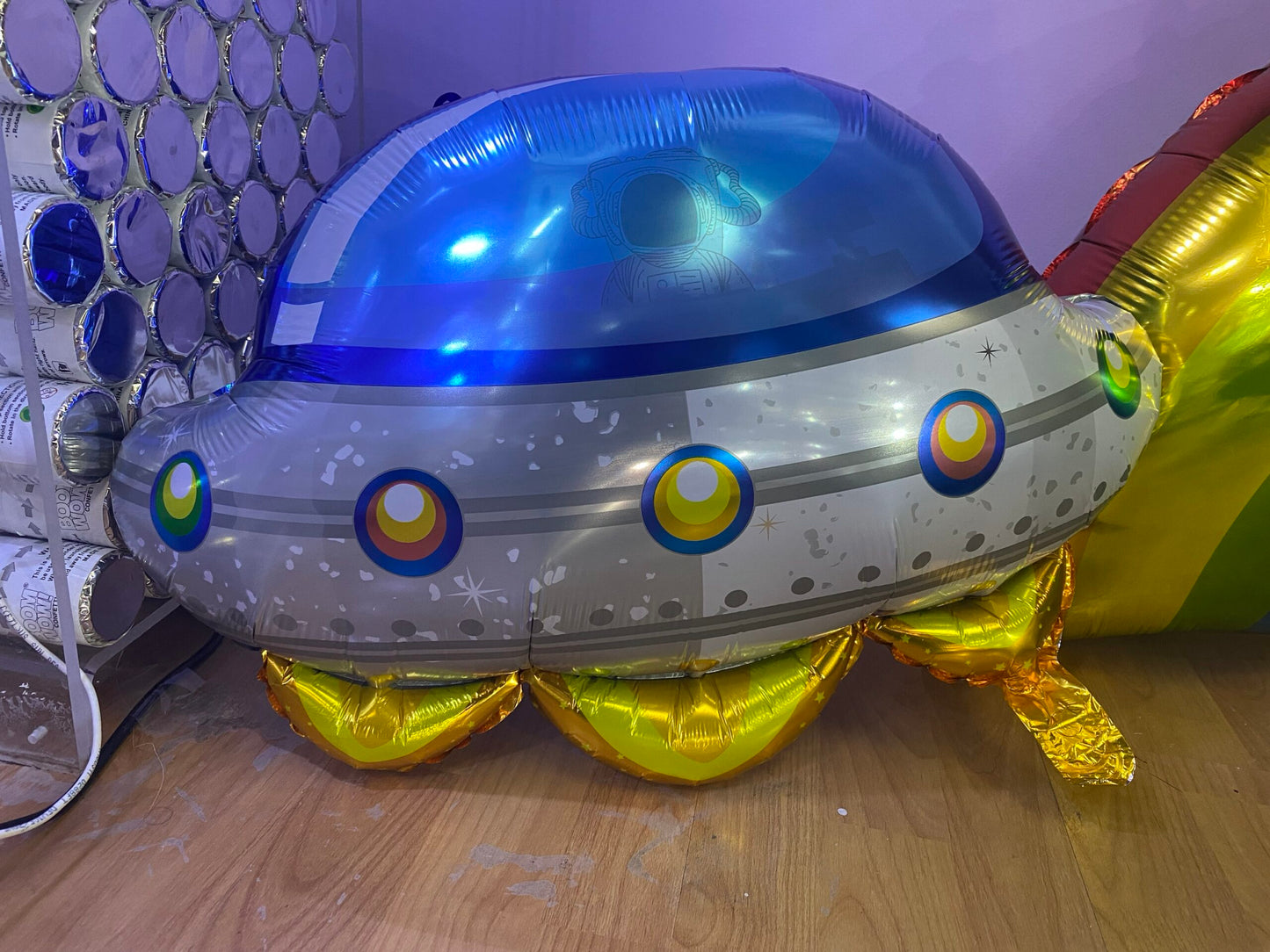 UFO Alien Spaceship Foil Balloon