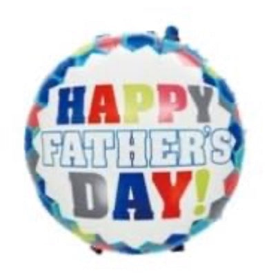 Happy Father’s Day Colourful Letters 18 Inch Foil Balloon