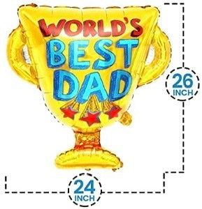 Father’s Day Trophy Foil Balloon