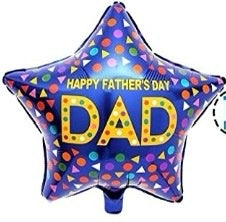 Happy Father’s Day Dad 18 Inch Star Foil Balloon