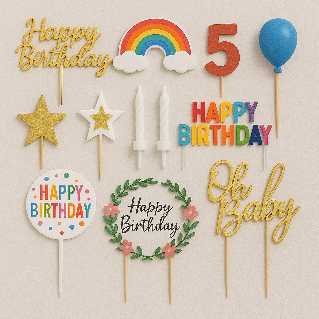 Cake Toppers & Candles