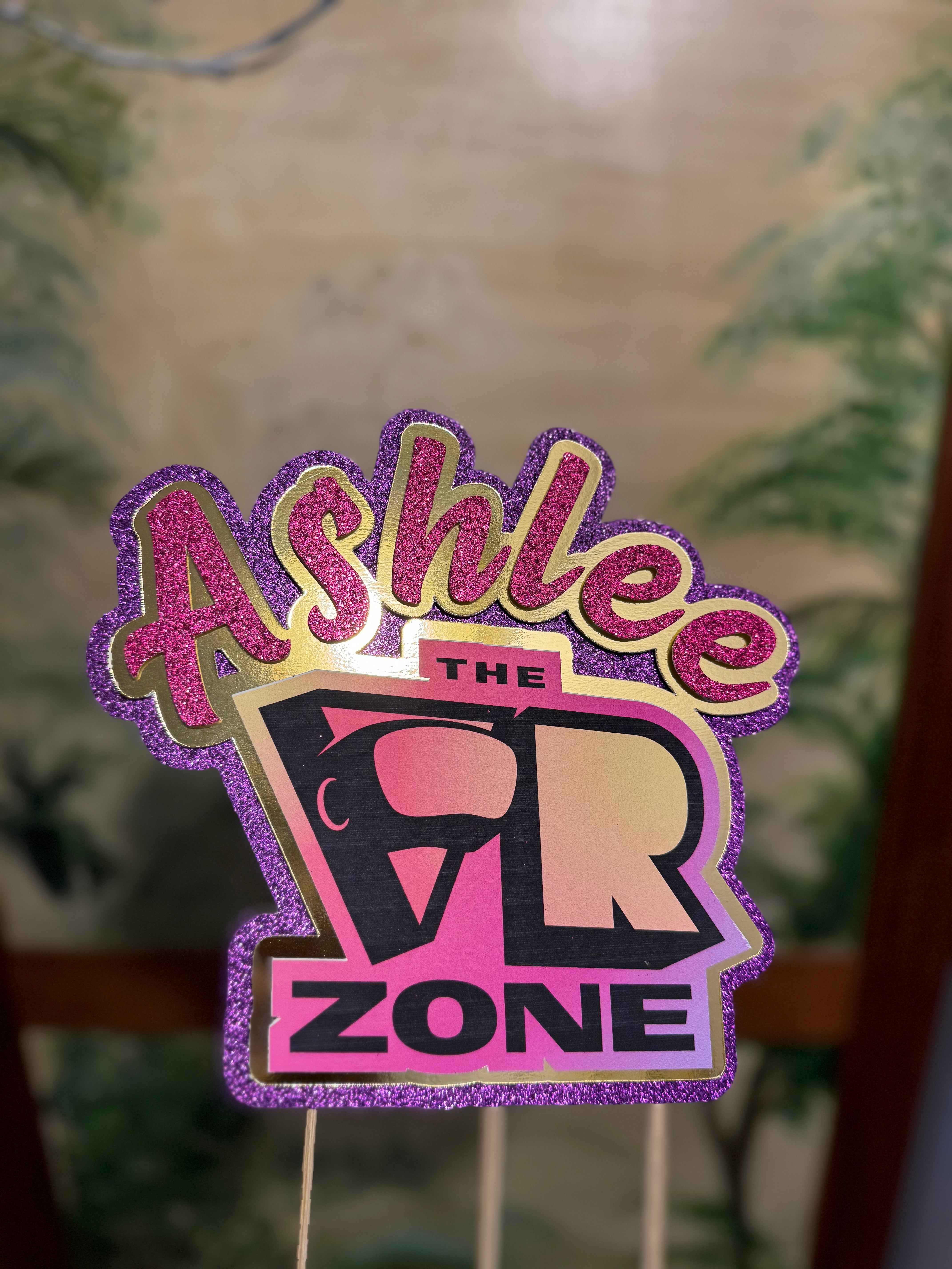 Custom Cake Single Piece Topper