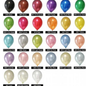 Pack of 10 - Pearl 12 Inch Latex Balloon