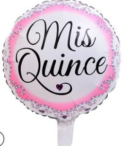 Spanish Round 18 Inch Mis Quince Foil Balloon