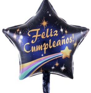 Spanish Star 18 Inch Shooting Star Foil Balloon