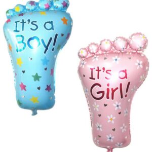 Baby Footprint Foil Balloon
