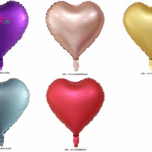 Matte Heart shaped Foil Balloon