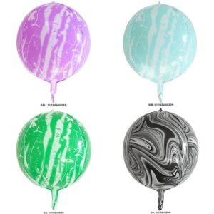 3D Marble Ball Foil Balloon