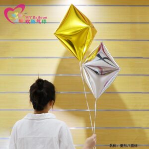 3D Pointed Diamond Foil Balloon