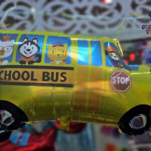 School Bus Foil Balloon