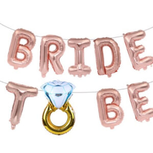Bride To Be 16 Inch Letters Foil Balloon
