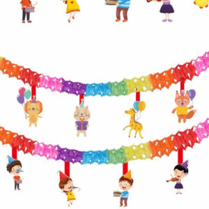 Multi-coloured Characters Garlands