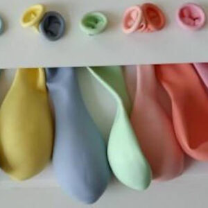Pack of 10 - Pastel Latex Balloon 5 Inch