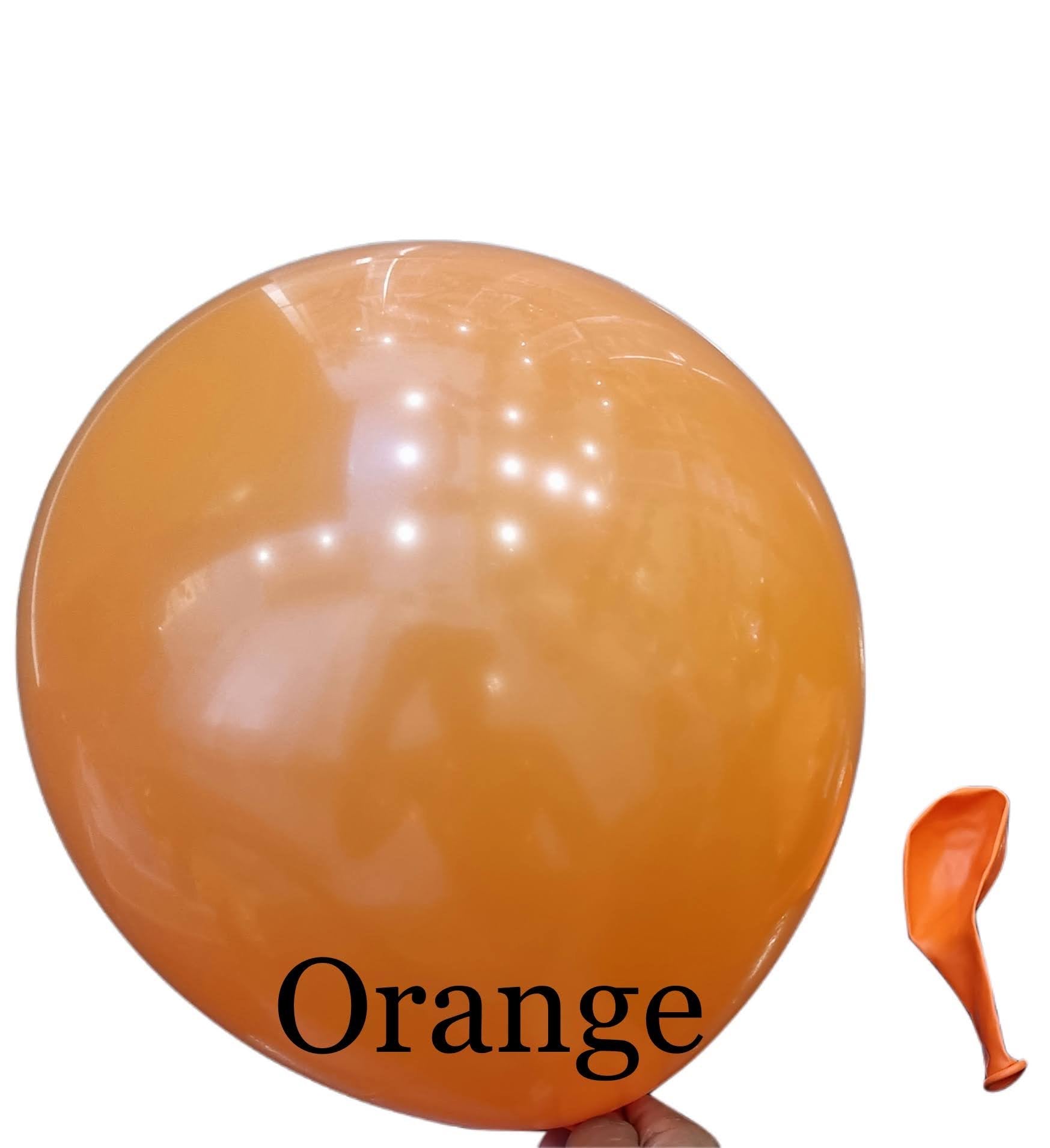Pack of 2 - Plain 36 Inch Round Shaped Latex Balloon - Image 9