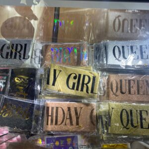 Birthday Sash