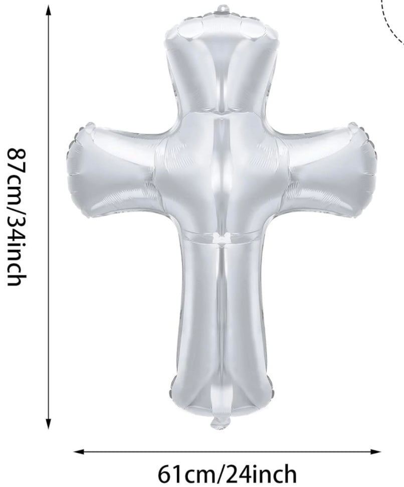 Cross Foil Balloon - Image 2