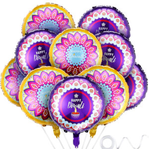 Divali 18 Inch Round Foil Balloon