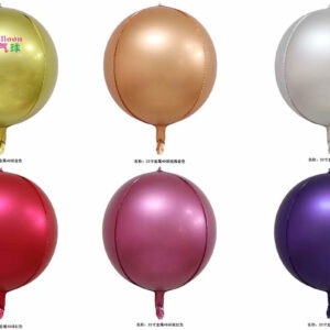 3D Matte Ball Foil Balloon