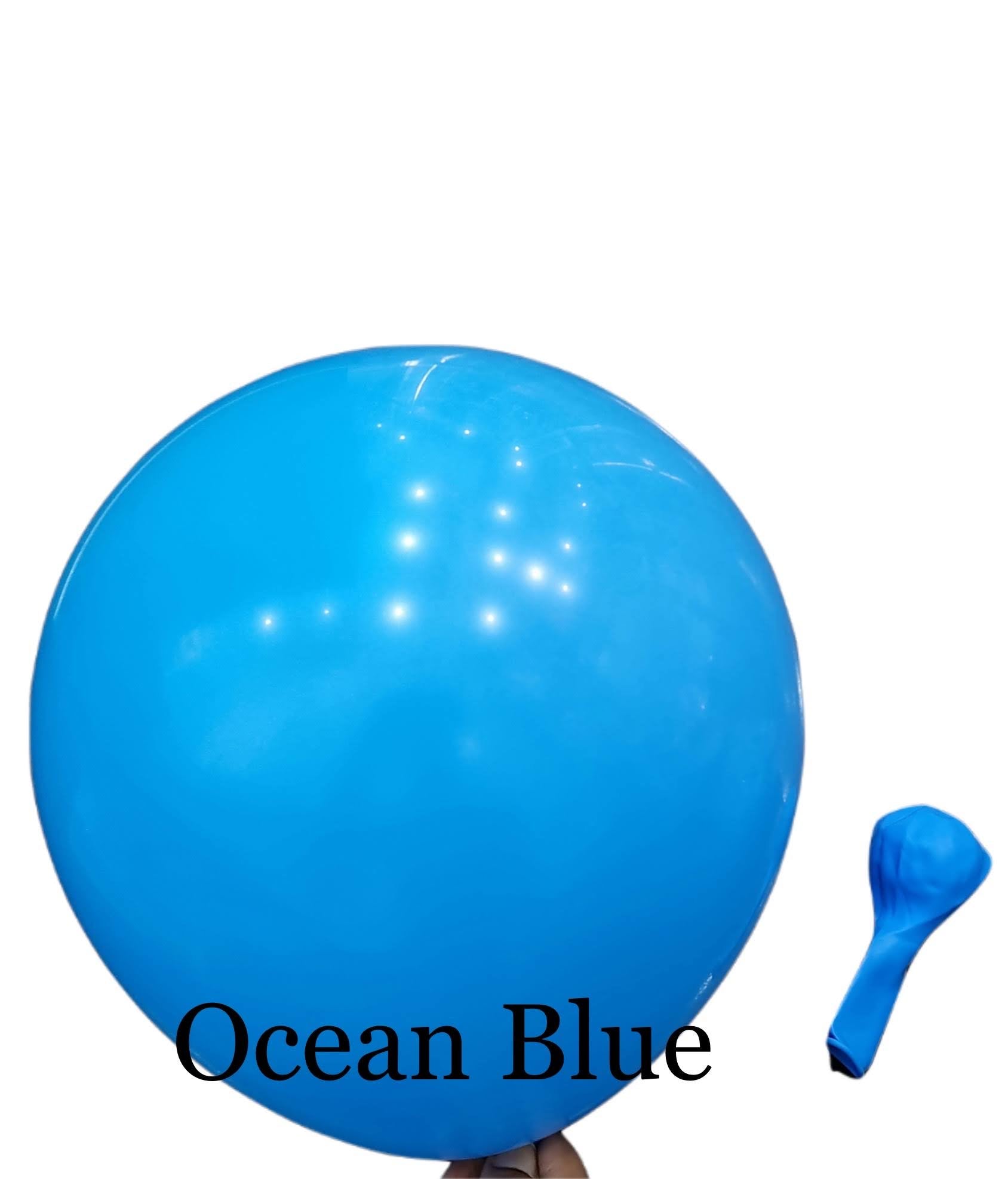 Pack of 2 - Plain 36 Inch Round Shaped Latex Balloon - Image 8