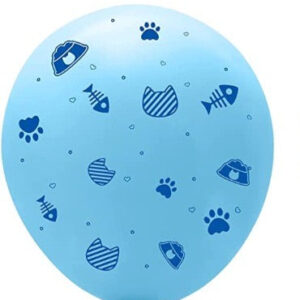 Cat themed 12 Inch Latex Balloon