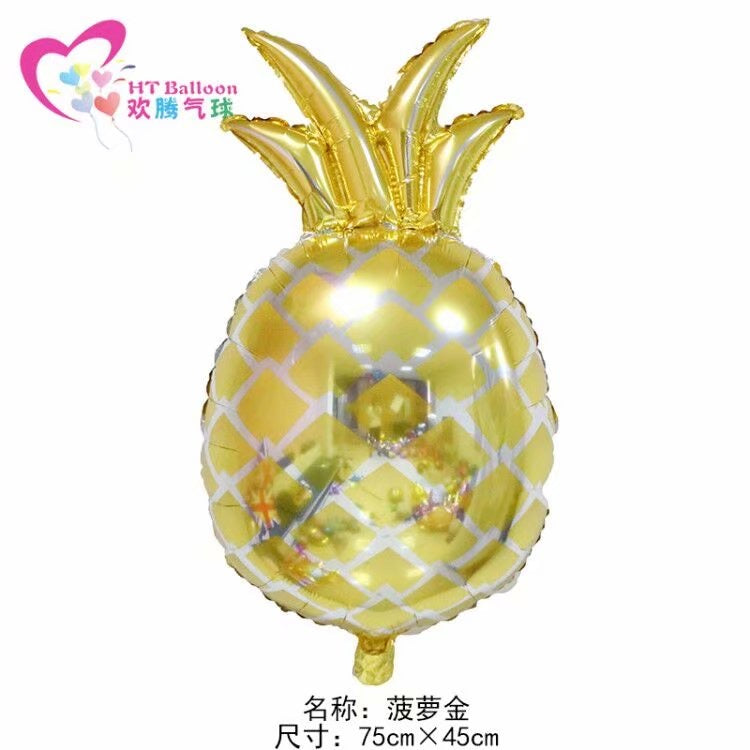 Golden Pineapple Foil Balloon