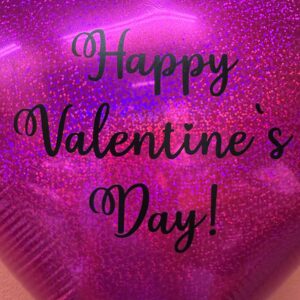 Custom Valentine’s Day 18 Inch Heart Foil Balloon