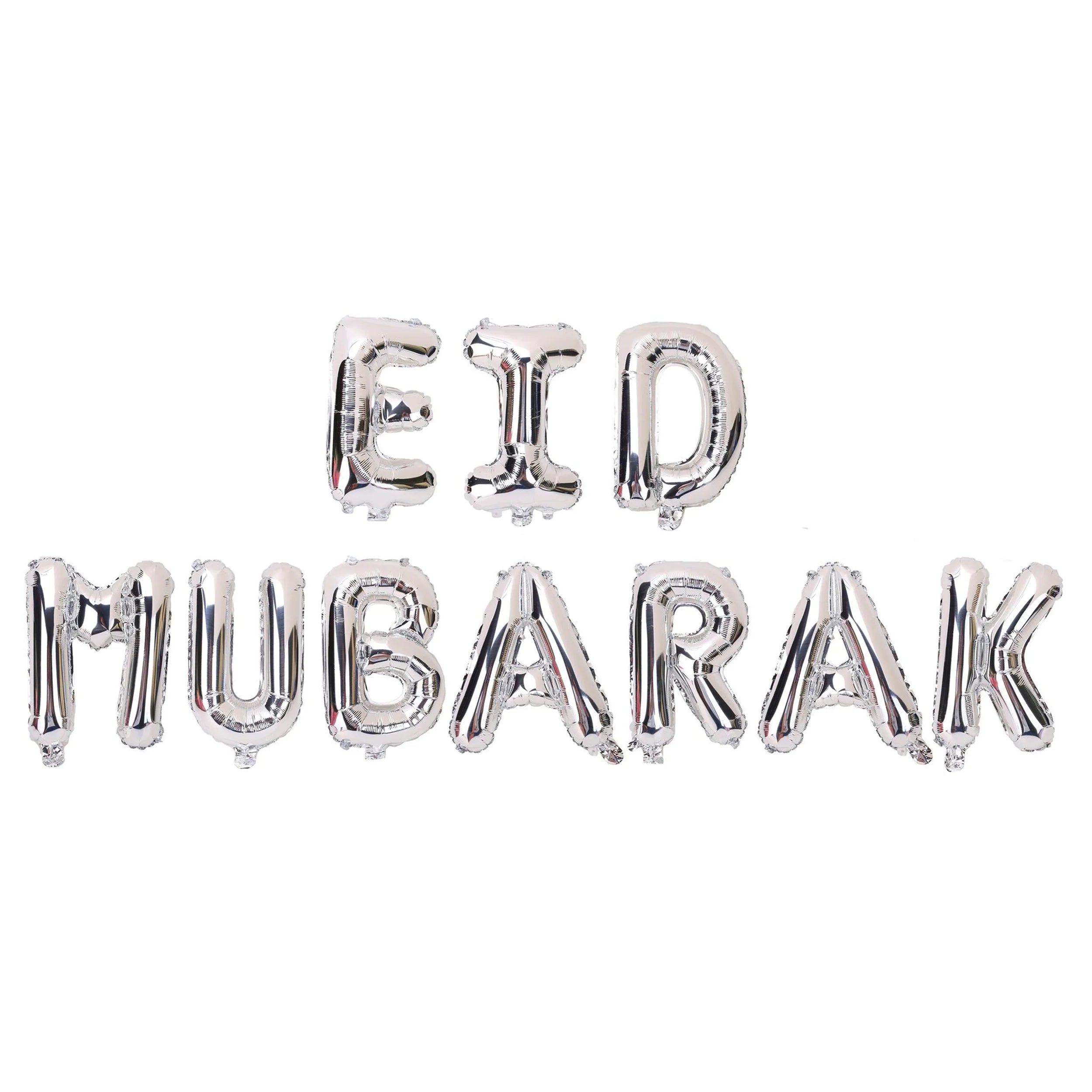 Eid Mubarak Letters 16 Inch Foil Balloons - Image 2