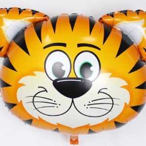 Tiger Face Foil Balloon