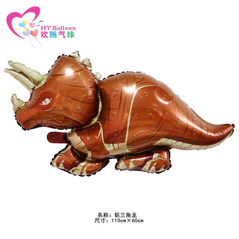 Triceratops Dinosaur Foil Balloon