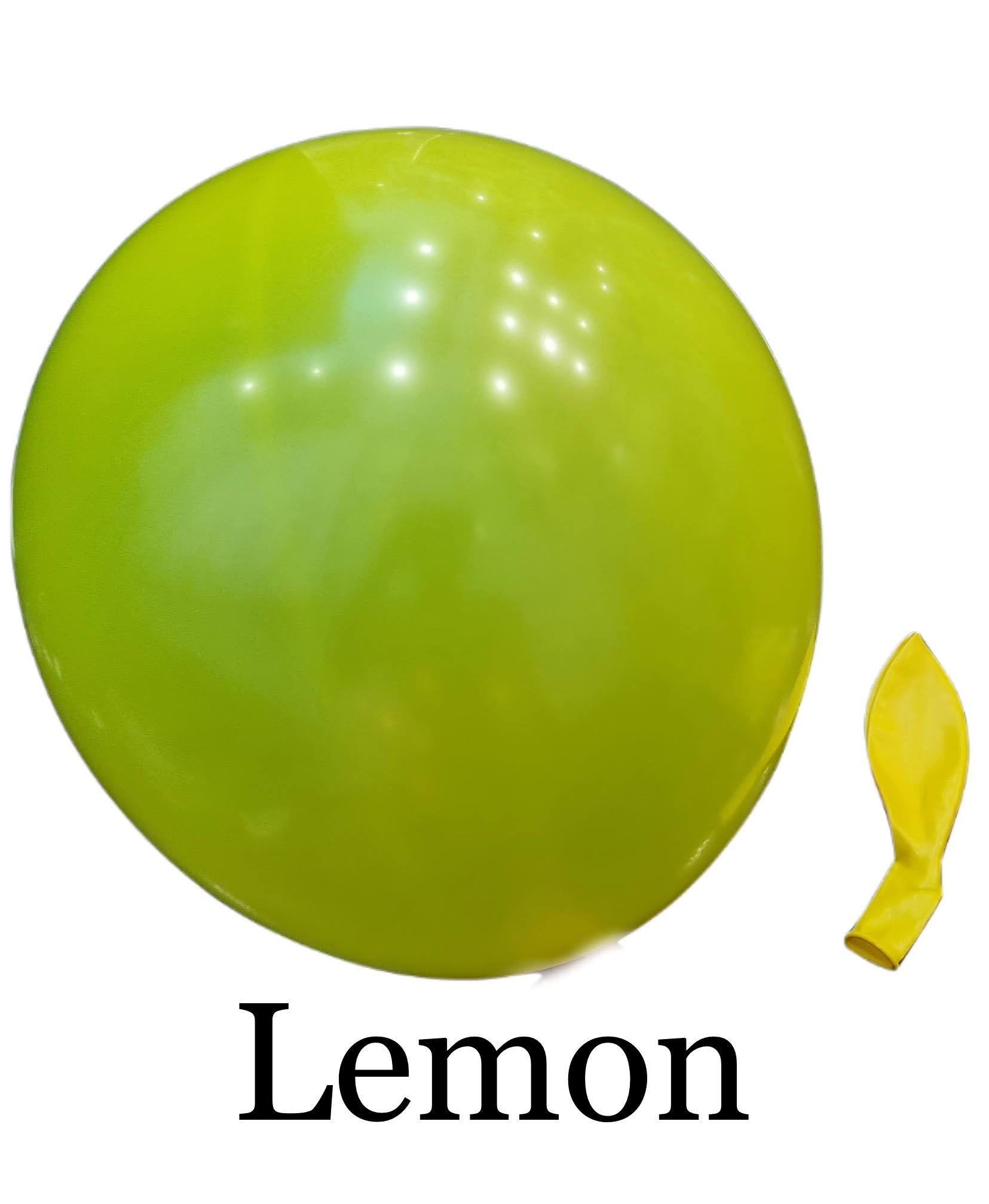 Pack of 2 - Plain 36 Inch Round Shaped Latex Balloon - Image 15