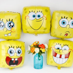 Spongebob Squarepants Faces Square Foil Balloon