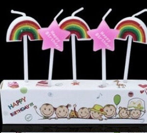 Rainbows and Stars Candles
